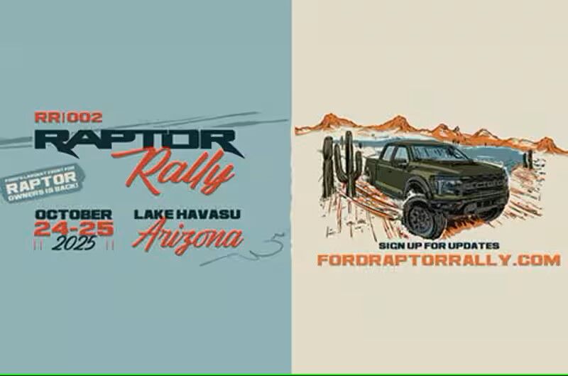 Save the Date for October 24-25 and Join the Fun During Raptor Rally 2.0 at Lake Havasu, Arizona