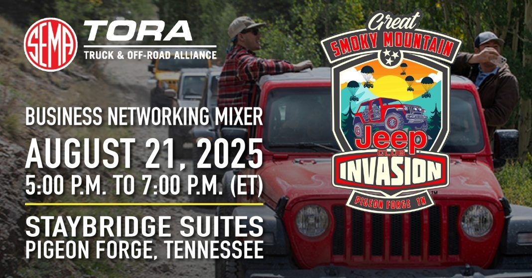 SEMA TORA Great Smoky Mountain Jeep Invasion SEMA TORA Great Smoky Mountain Jeep Invasion