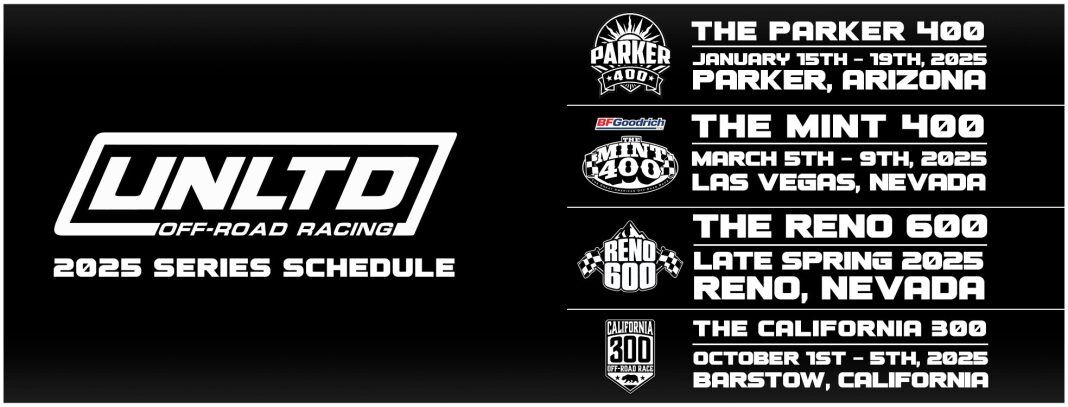 Unlimited Off-Road Racing 2025 Schedule