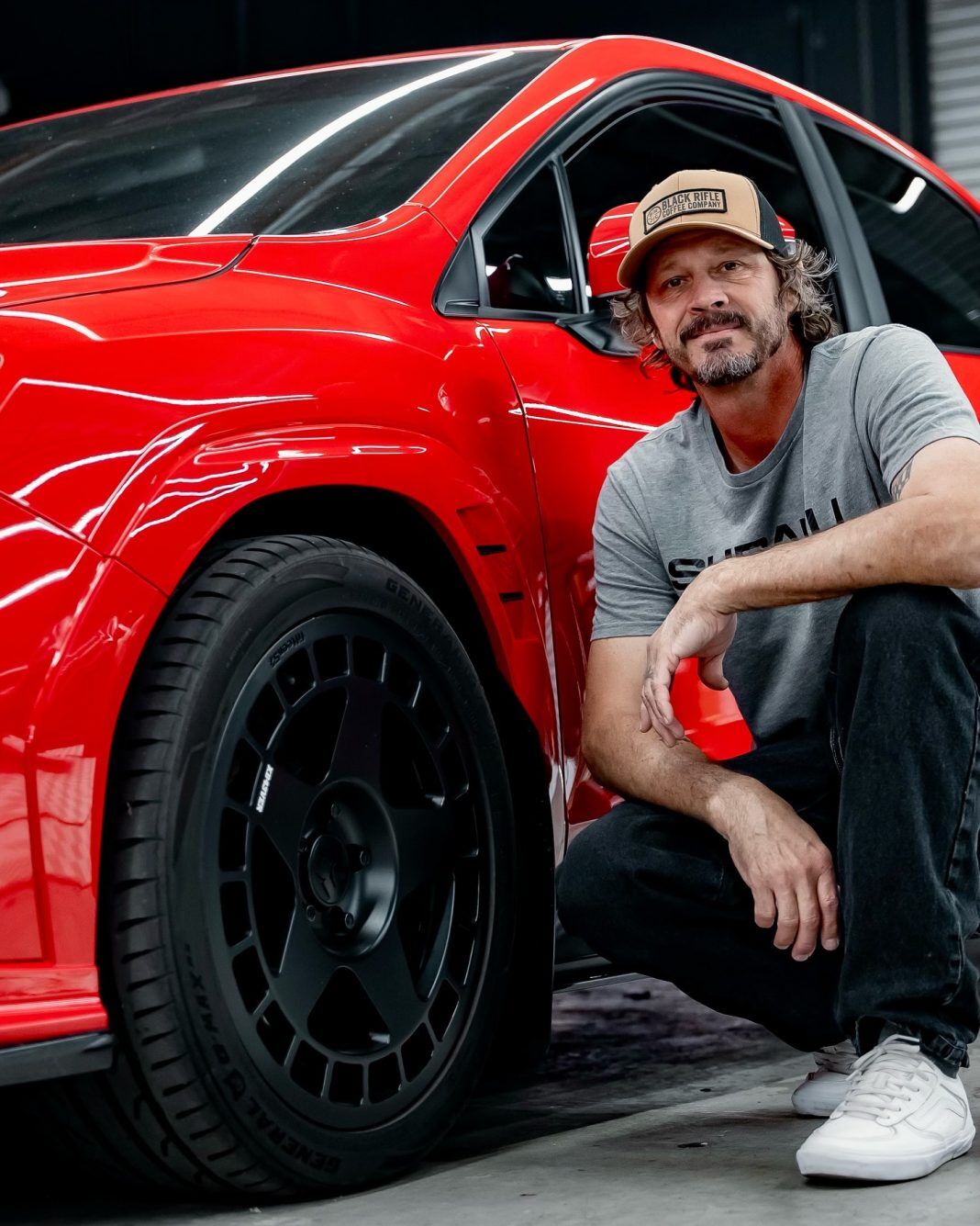 Bucky Lasek 2024 WRX GT Aero Flow Dynamics Paint Matched Flares