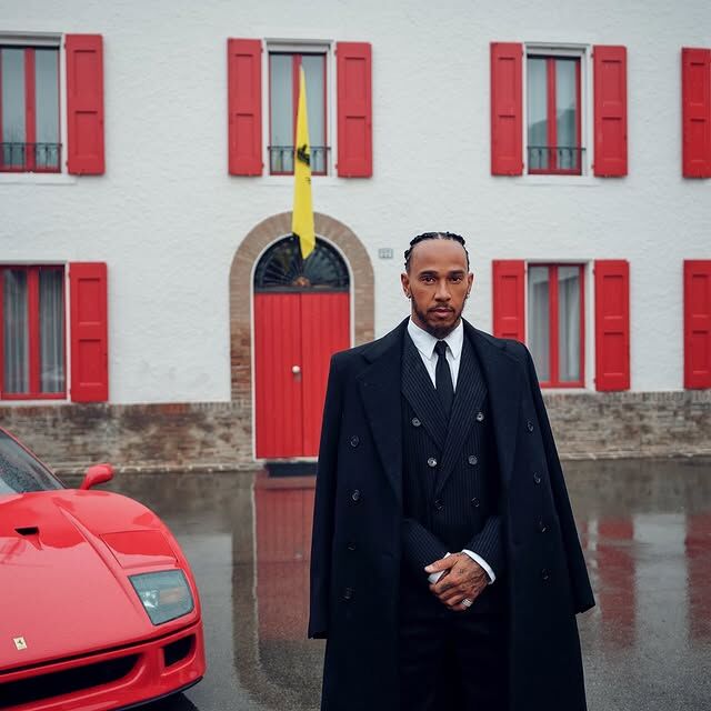 First day as a Scuderia Ferrari HP driver for Lewis