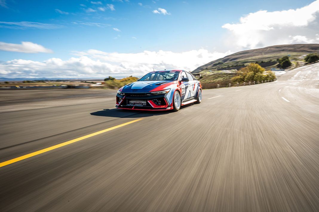 Hyundai Motor America Reveals Hyundai Elantra N1 TC Evo Race Car for SRO Competition