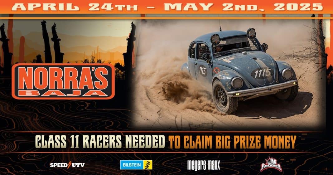 NORRA Doubles Prize Money If 11 Class 11’s Enter Mexican 1000