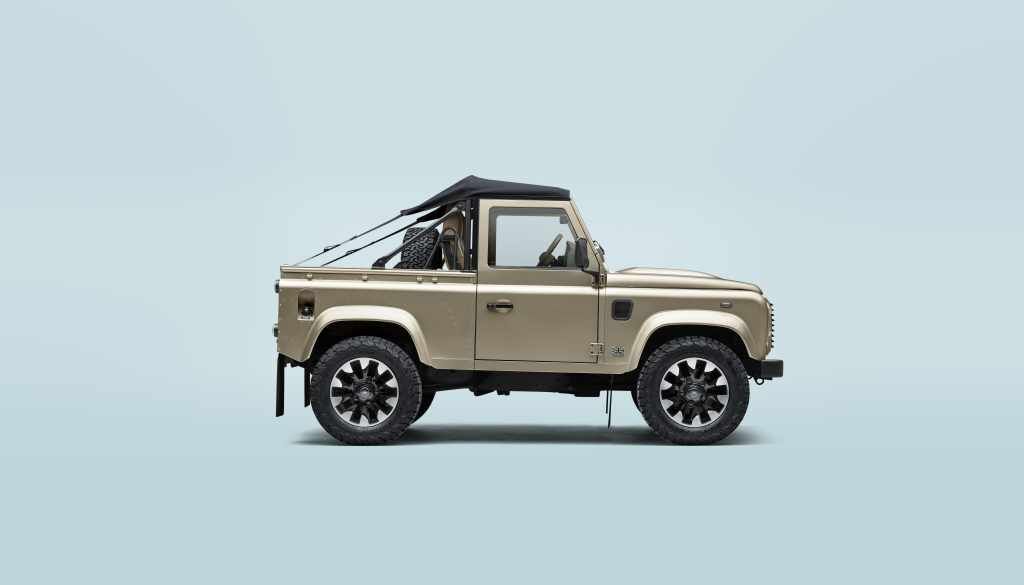 RETURN OF AN ICON: LAND ROVER CLASSIC LAUNCHES CLASSIC DEFENDER V8 SOFT TOP