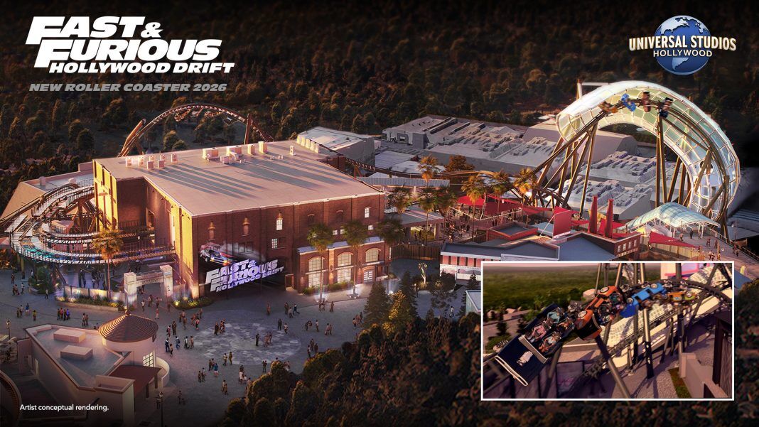 Hit the NOS: Universal Studios Hollywood Announces Fast & Furious Hollywood Drift Roller Coaster