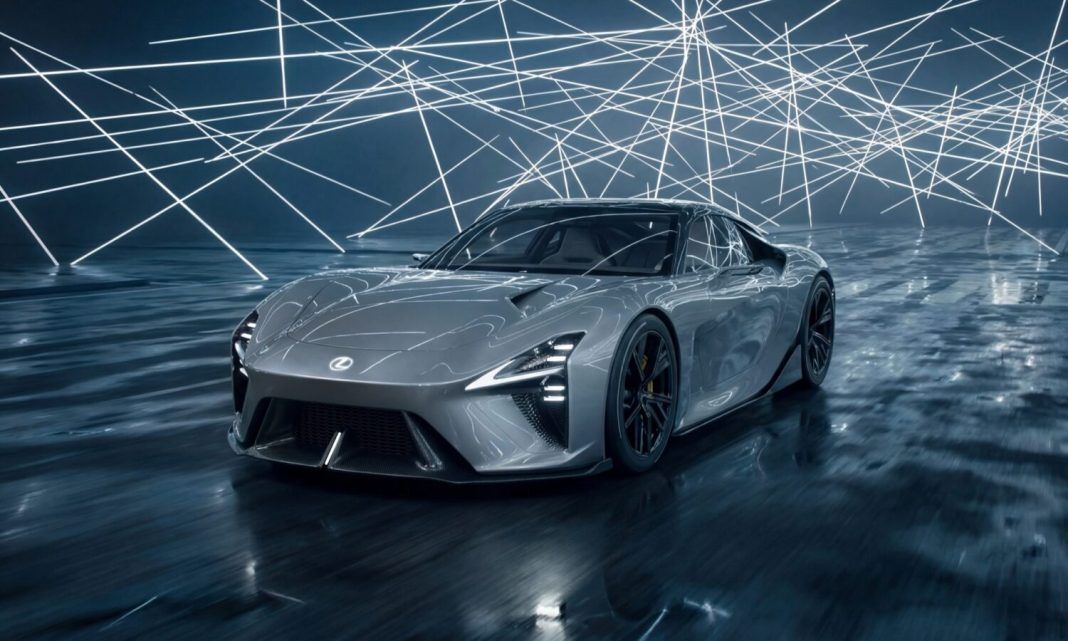Lexus LFA Concept Debuts As All-Electric Sports Car