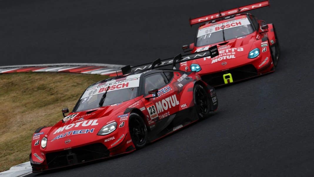 Two Nissan Z NISMO GT500s Score Top 10 Finishes in 2025 SUPER GT Opening Round